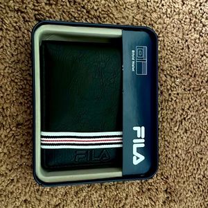 Brand new Fila Bifold black mens wallet